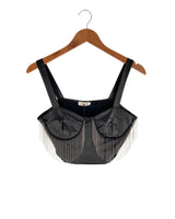 Top con flecos metalicos