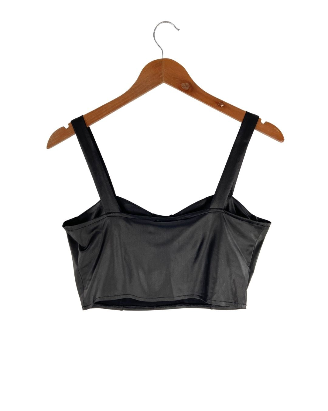 Top con flecos metalicos