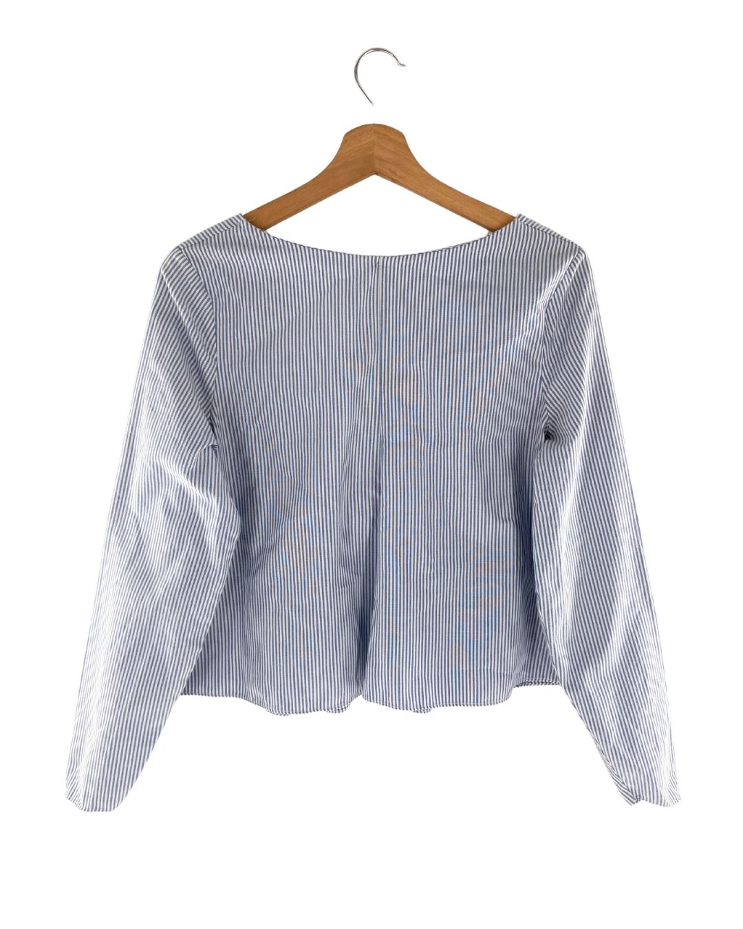 Blusa manga larga a rayas