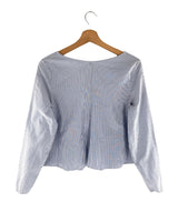 Blusa manga larga a rayas