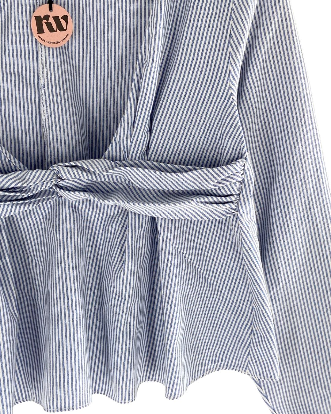 Blusa manga larga a rayas