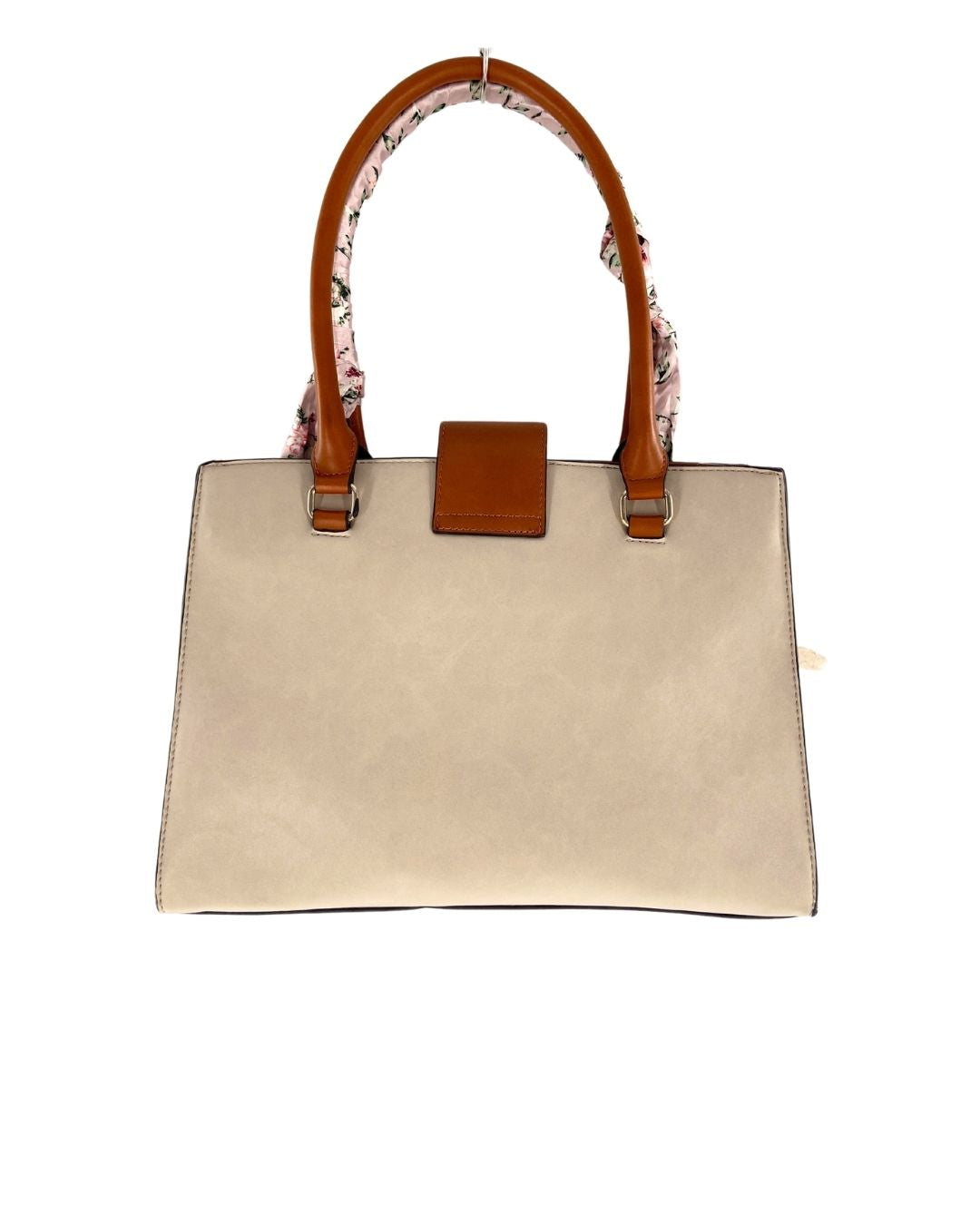 Cartera tipo tote color block