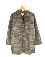 Camisa oversize lace up