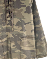 Camisa oversize lace up