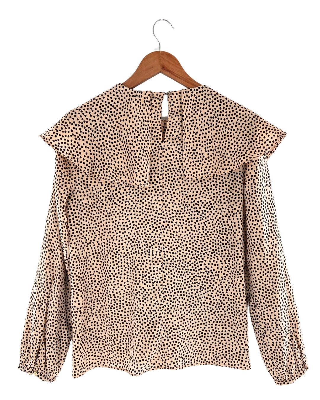 Blusa satinada manga larga