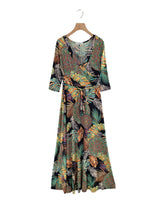 Maxi vestido falda amplia
