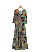 Maxi vestido falda amplia