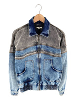 Chaqueta en denim rigído