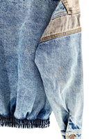Chaqueta en denim rigído