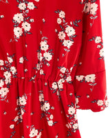 Vestido encauchado con textura