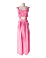 Maxi vestido estructurado dots