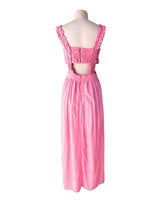 Maxi vestido estructurado dots