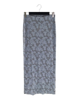 Maxi falda tubo flores