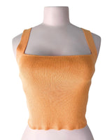 Crop top de tiras anchas