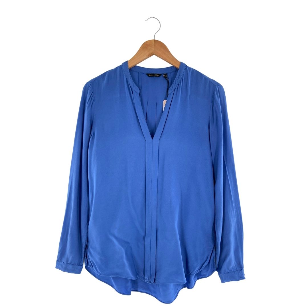 Blusa manga larga con textura