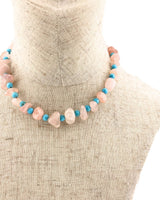 Collar picada + mini turqueza