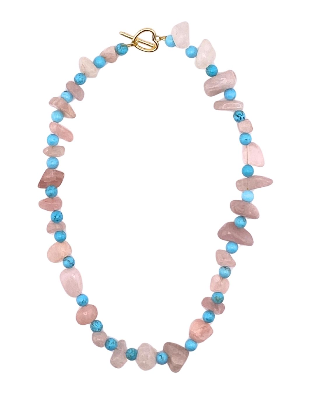 Collar picada + mini turqueza