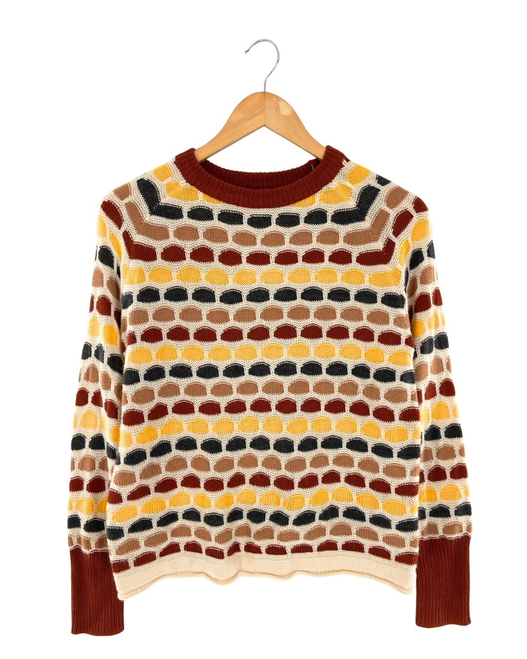 Saco tejido diseño multicolor
