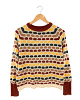 Saco tejido diseño multicolor