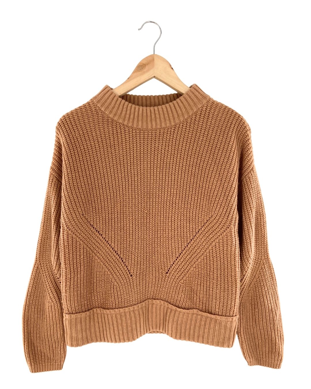 Saco tejido cuello alto