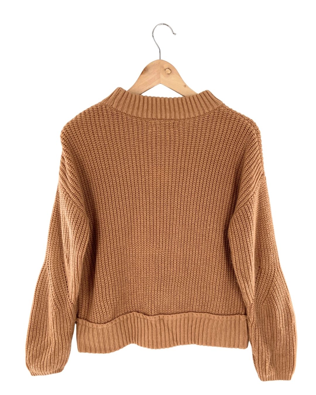 Saco tejido cuello alto