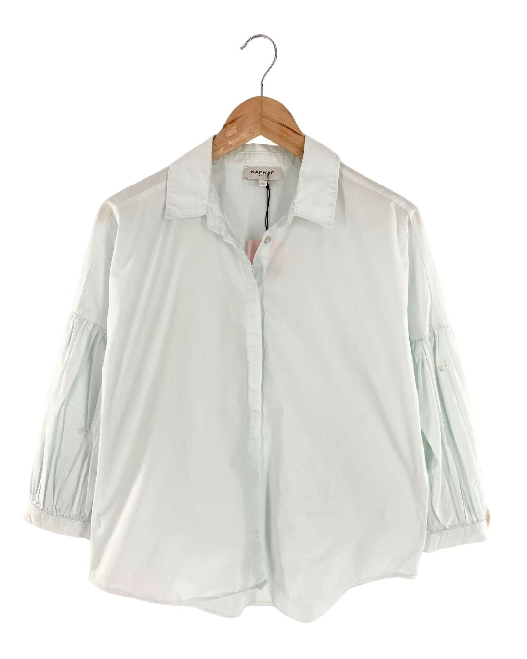 Camisa manga globo basica