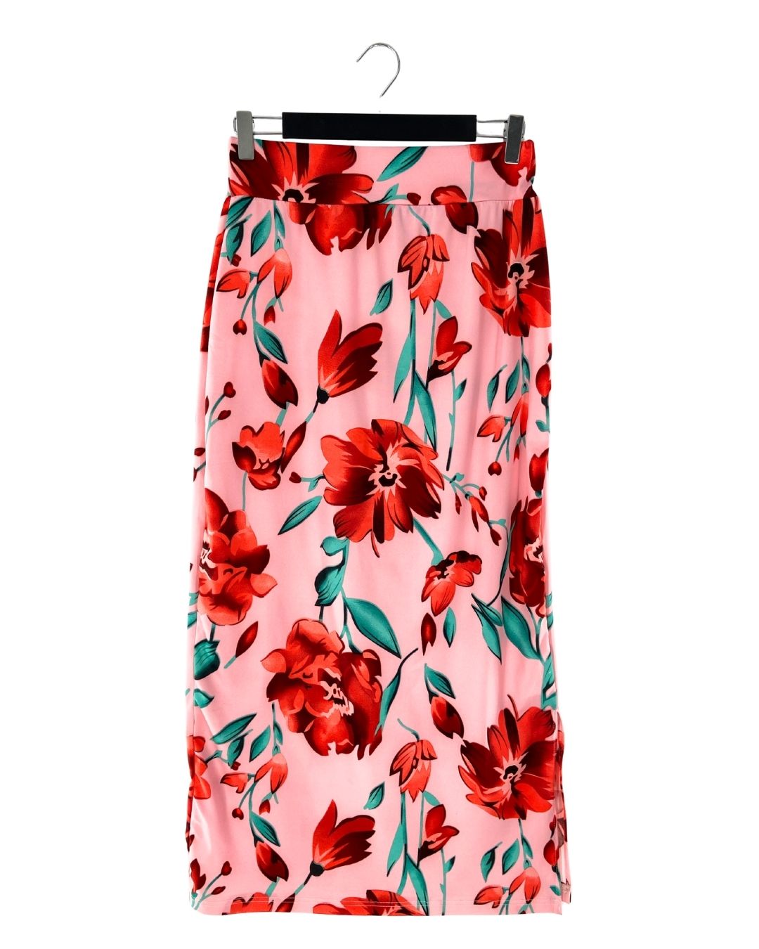 Maxi falda licrada print