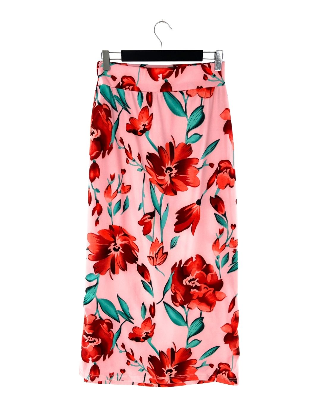 Maxi falda licrada print