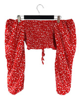 Top encauchado manga larga