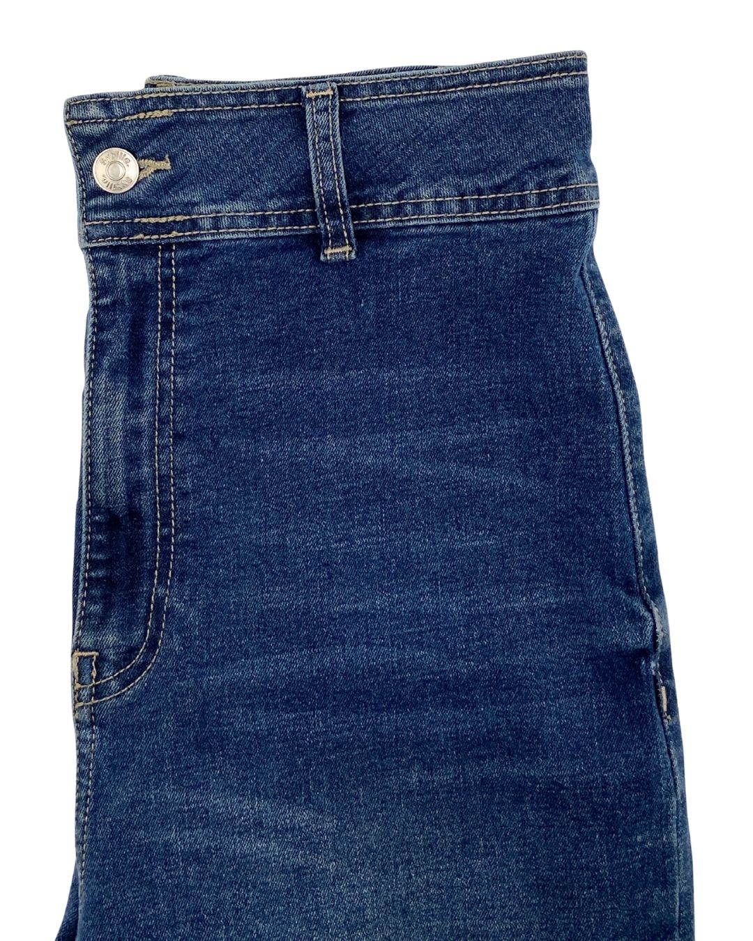 Jean wide leg tiro alto