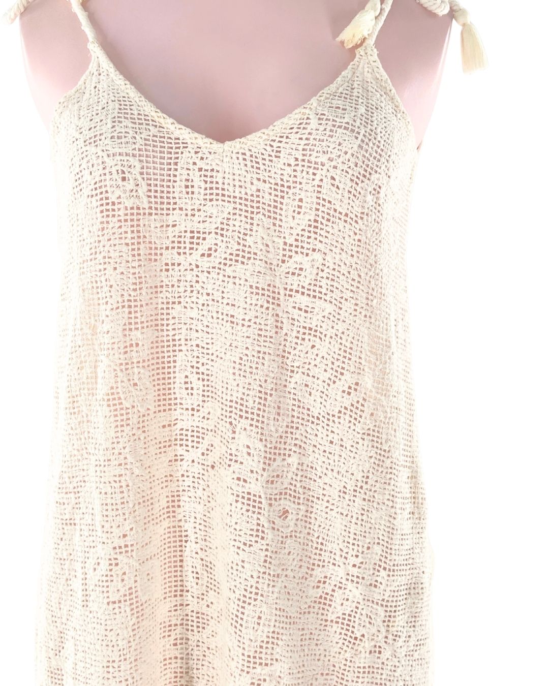 Vestido de tiras en cordon