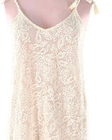 Vestido de tiras en cordon