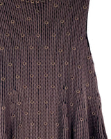 Vestido mini efecto plisado