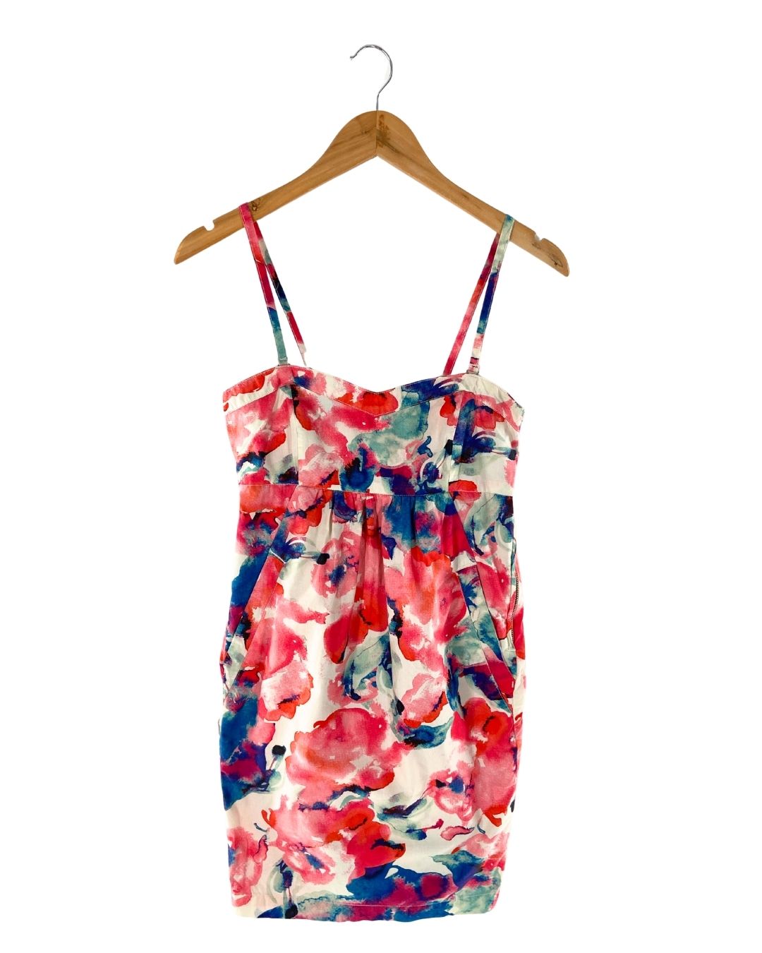 Vestido mini de tiras