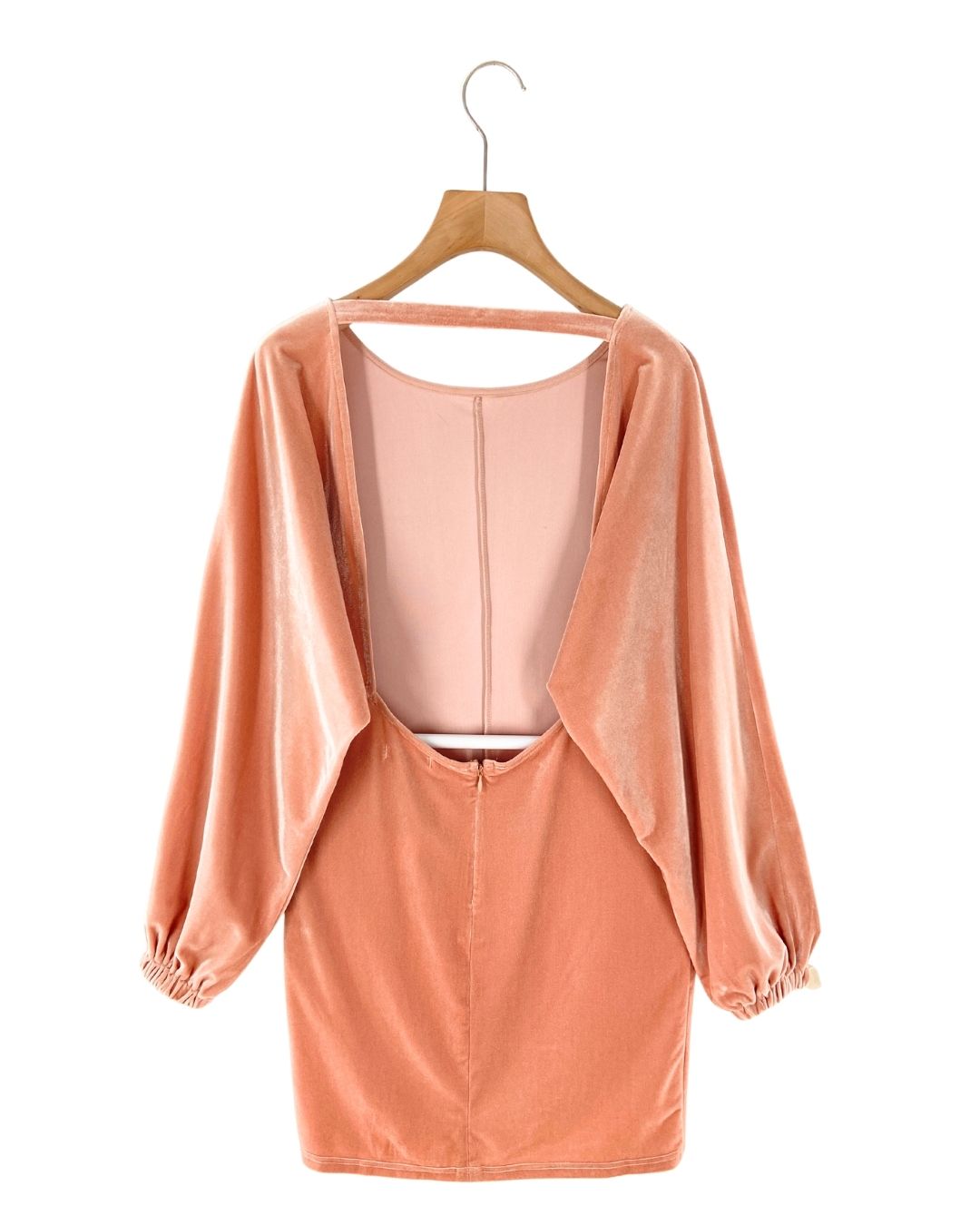 Vestido mini manga mariposa