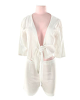 Set de blusa manga 3/4 y short