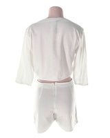 Set de blusa manga 3/4 y short