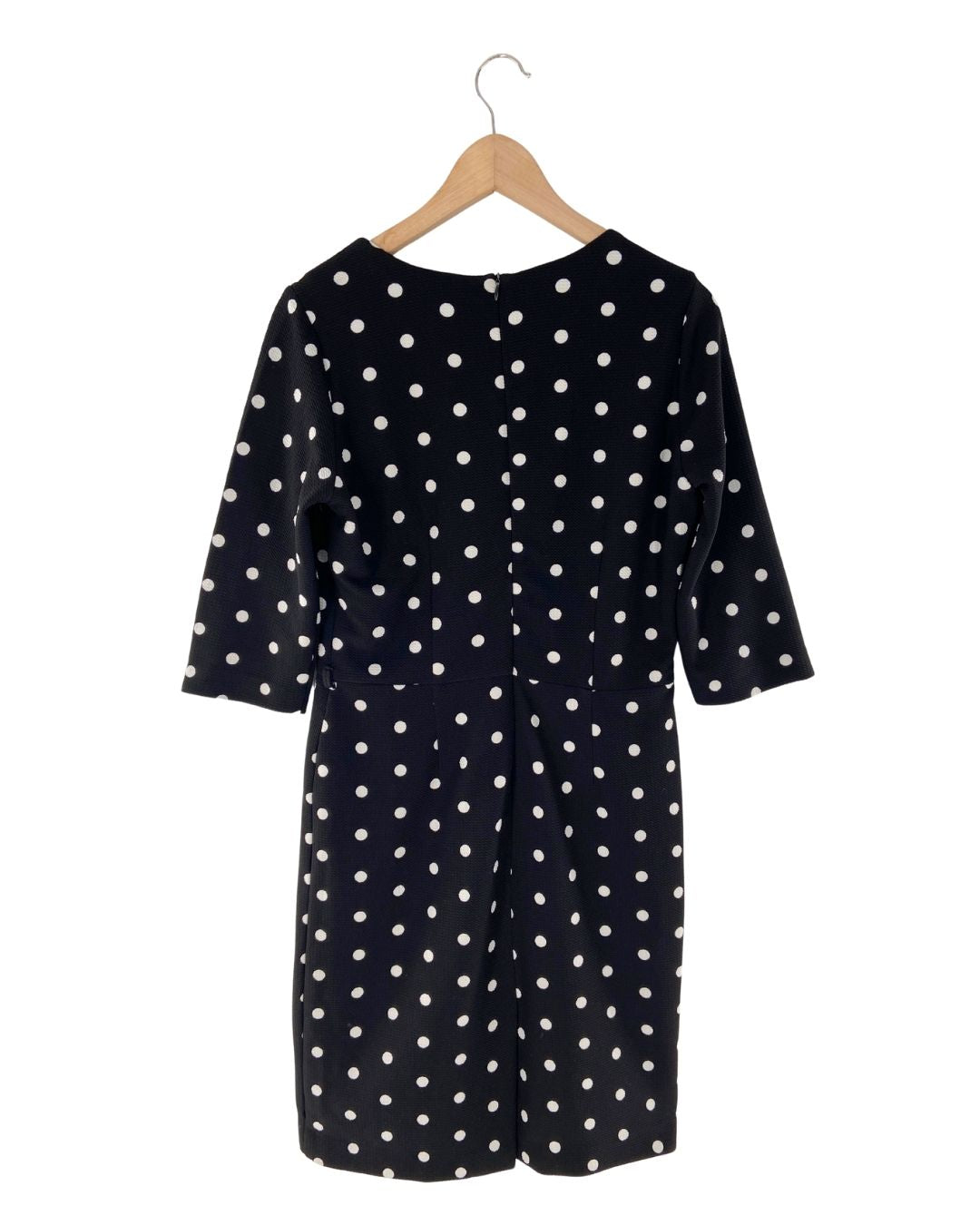 Vestido manga 3/4 con textura