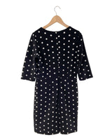 Vestido manga 3/4 con textura