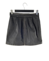 Falda mini con cremalleras