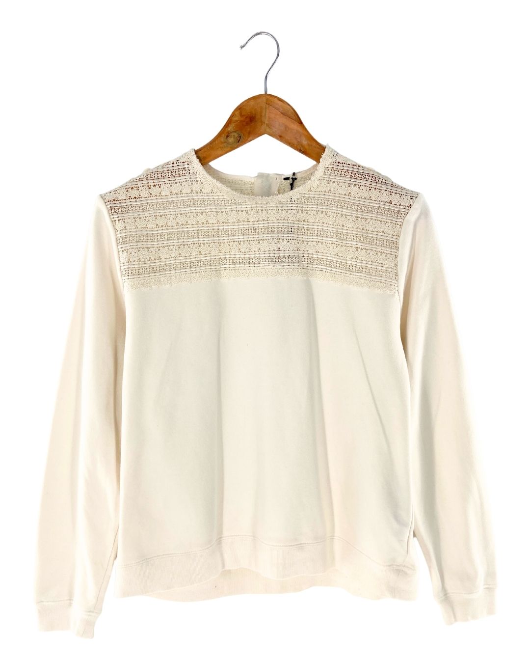 Saco manga larga con encaje