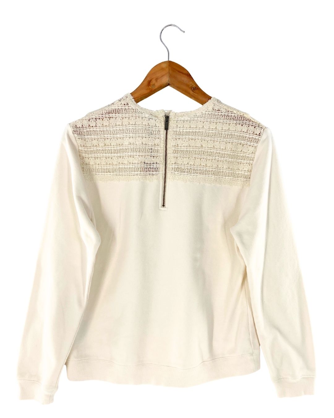 Saco manga larga con encaje