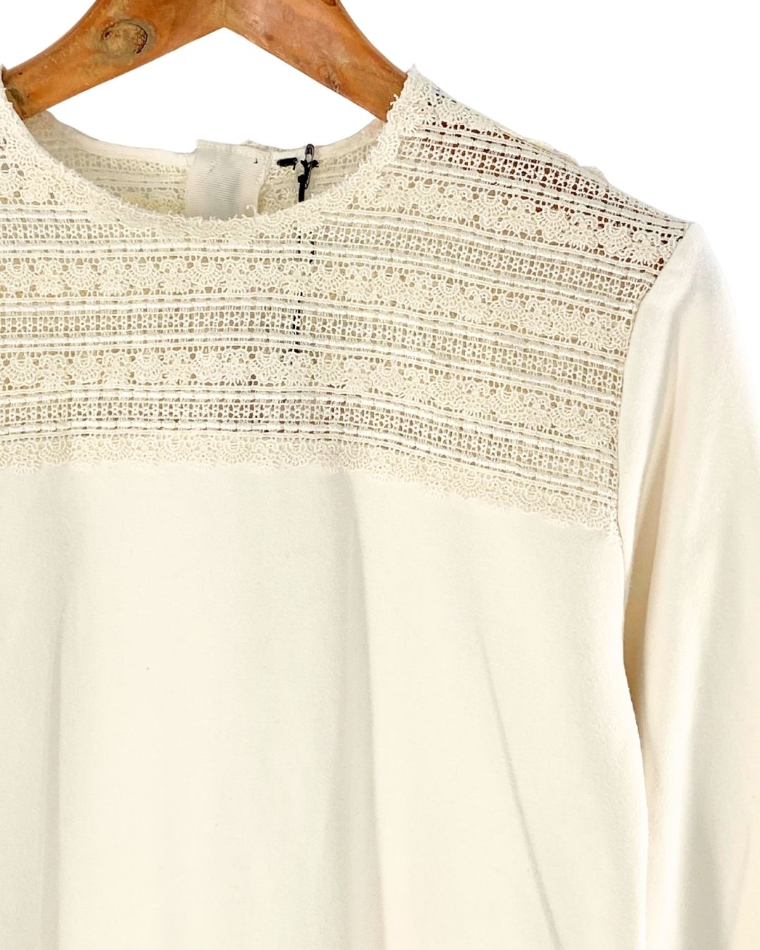 Saco manga larga con encaje