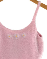 Blusa de tiras afelpada