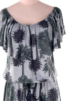 Maxi vestido off shoulder