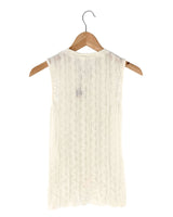 Blusa sleeveless con textura