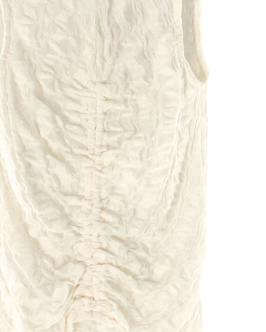 Blusa sleeveless con textura