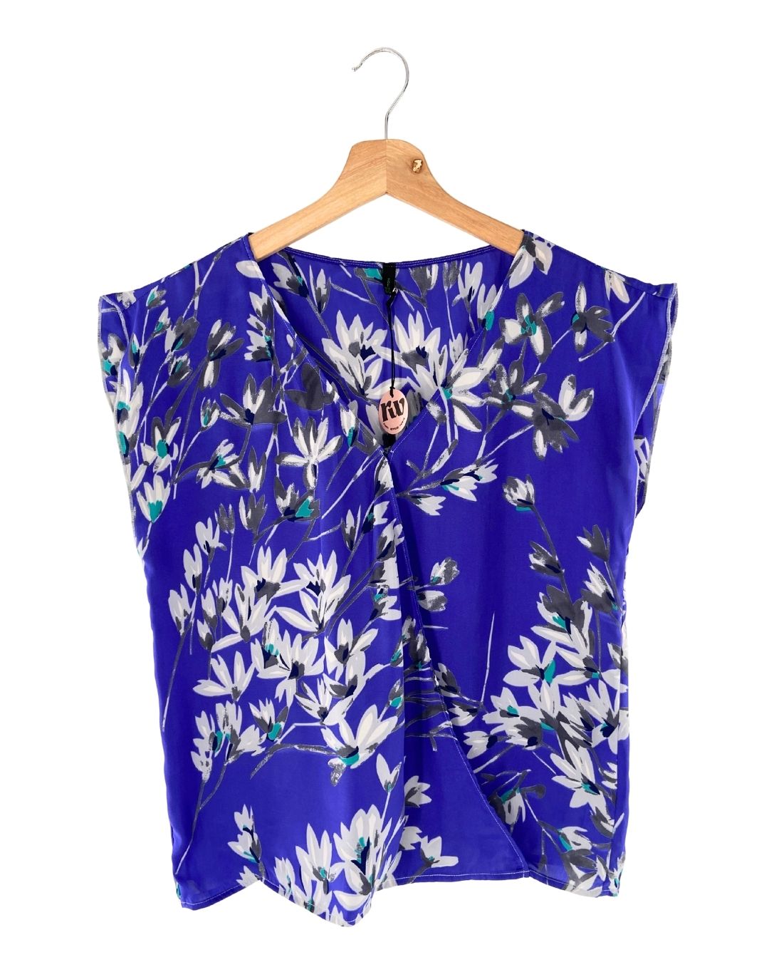 Blusa cruzada translucida