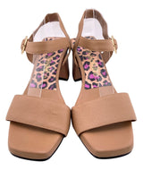 Sandalias con textura