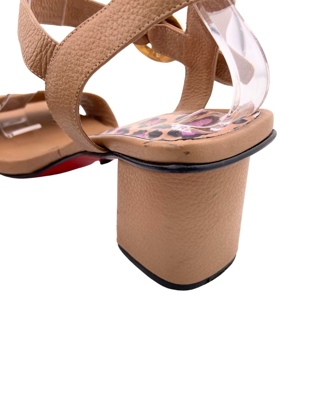 Sandalias con textura